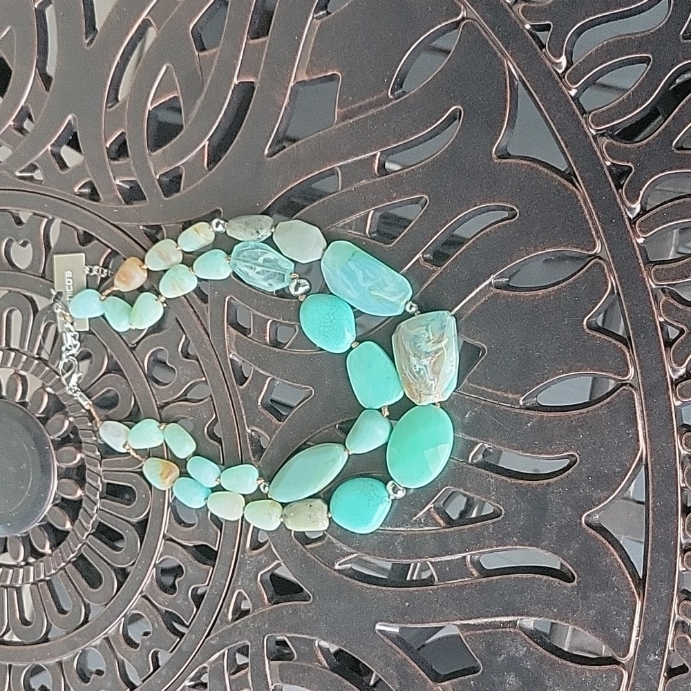Chico's Janya Turquoise Necklace - Picture 4 of 4